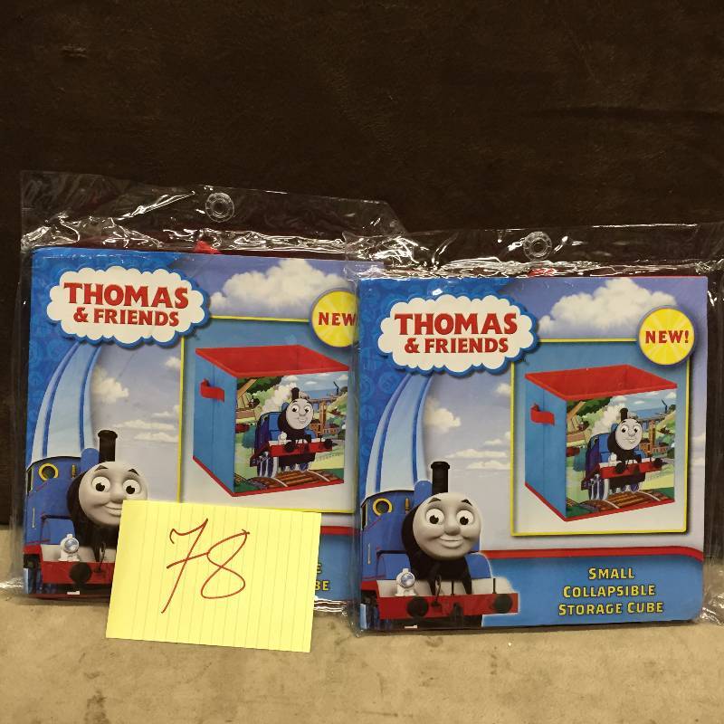 Lot of 2 Thomas Collapsible storage cub
