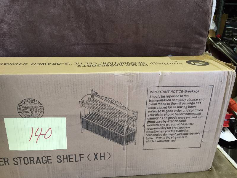CELTIC THREE DRAWER BAKERS RCK Dimmensions 32H x 40 14W x 11D