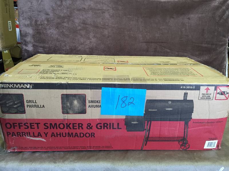 Brinkmann Offset Smoker and Grill - Dented on top N side
