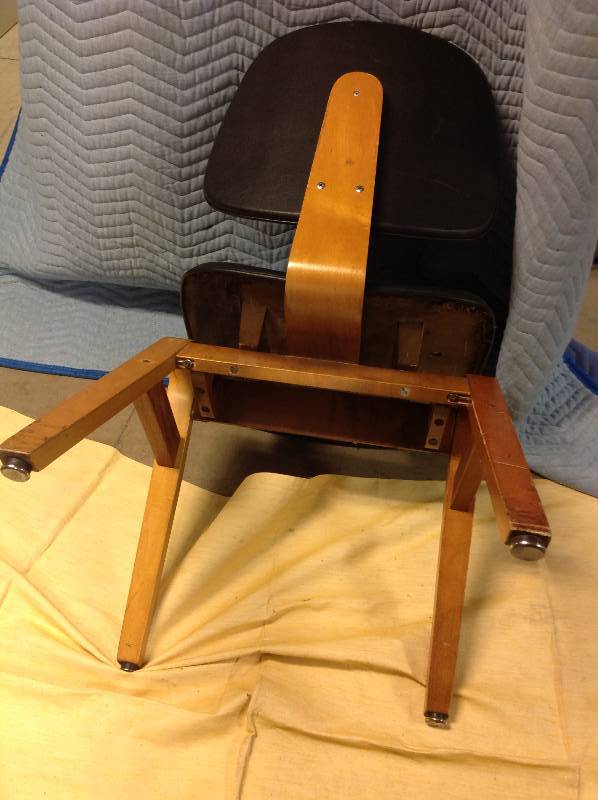 lot 56 image: Black Thonet Bentwood Chair