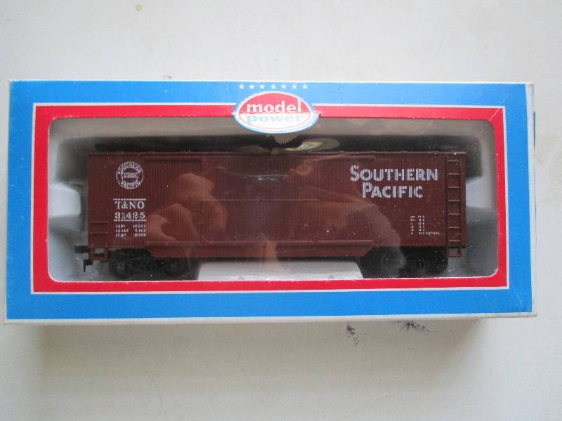 model power wooden box car ...