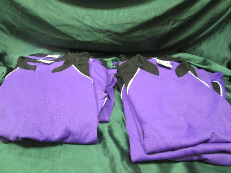 Qty 10 AF sports purple, white, and...