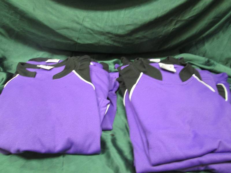 Qty 10 AF sports purple, white, and...