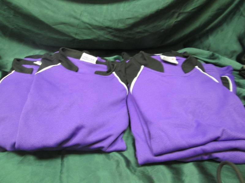 Qty 12  AF sports purple, white, an...