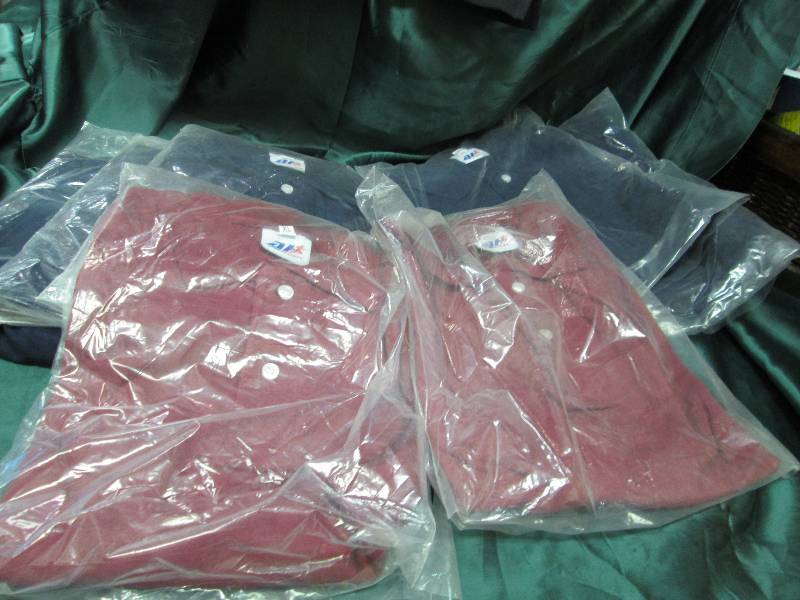 Qty 8 Navy, Black, and Burgundy sho...