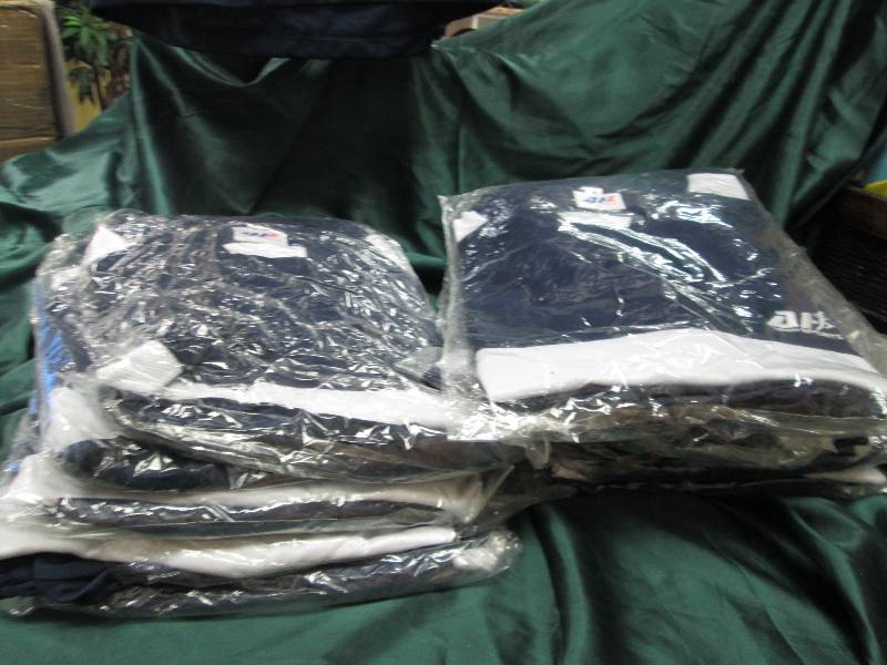 Qty 13 AF sports navy and white shi...