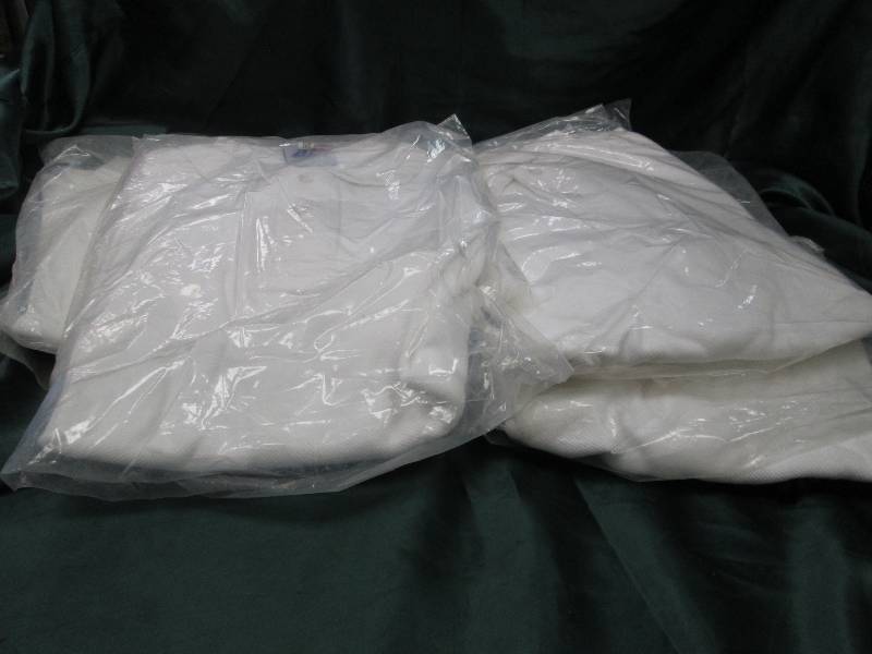 Qty 9 AF sport White short sleeve s...