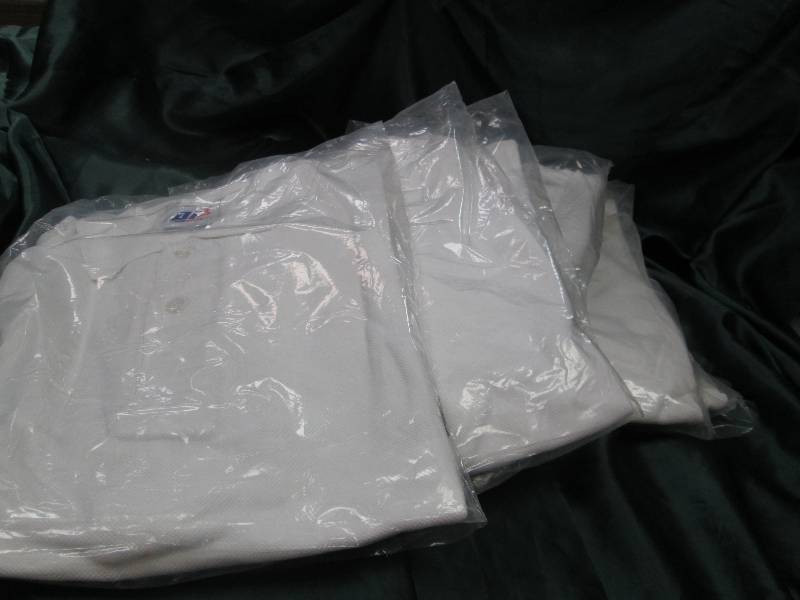 Qty 8 AF sports wear White short sl...