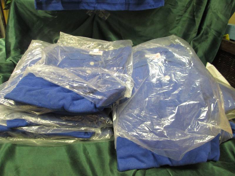 Qty 15 AF sports wear Blue short sl...