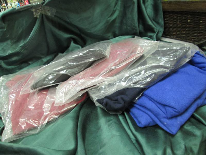 Qty 8 AF sports wear Blue, Burgandy...