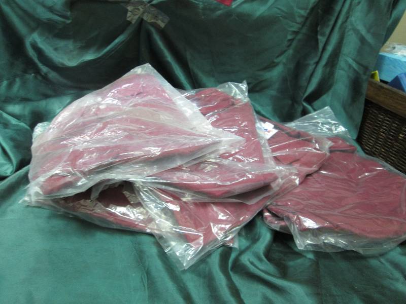 Qty 10 AF sport Burgandy short slee...