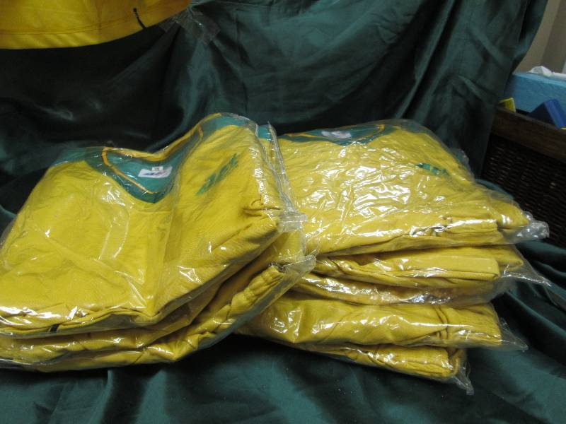 Qty 7 AF  sports gold, green, and b...