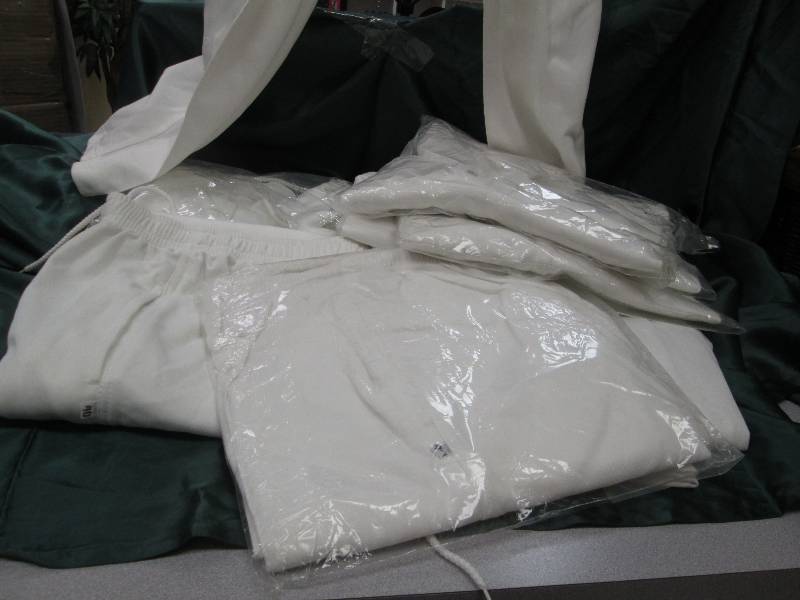6- size 40 and 3- size 42 white pan...