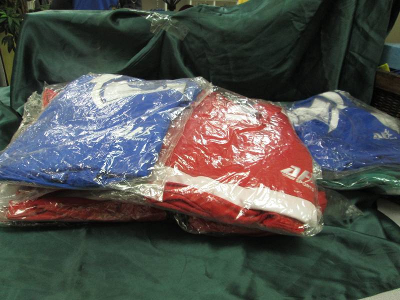 M, L, XL different color shirts and...