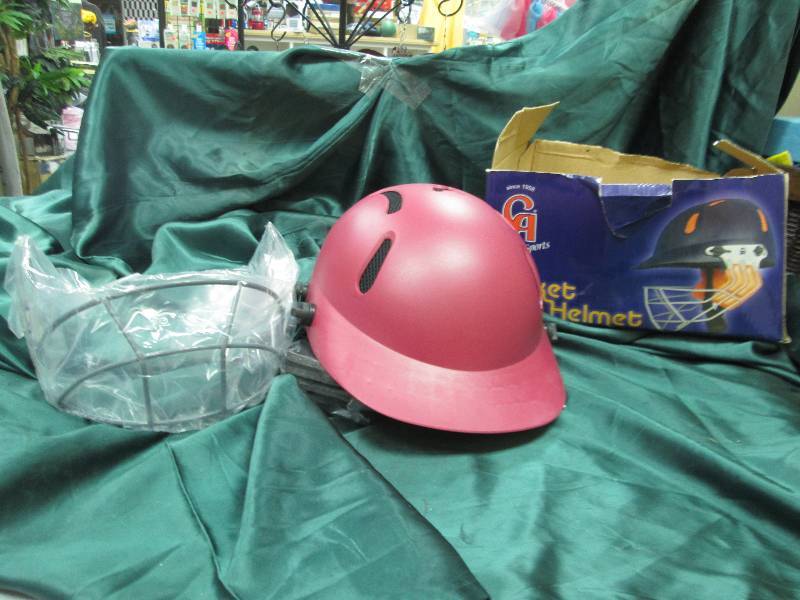 Cricket helmet...