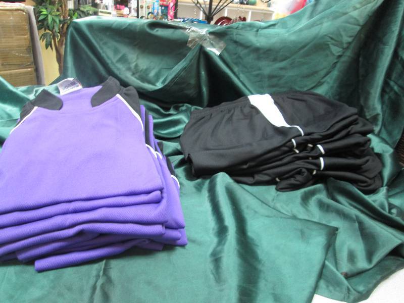 Qty 10 AF sports purple, white, and...