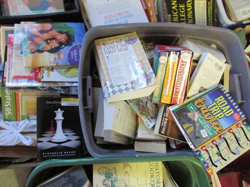 Huge lot of assorted books.  There ...