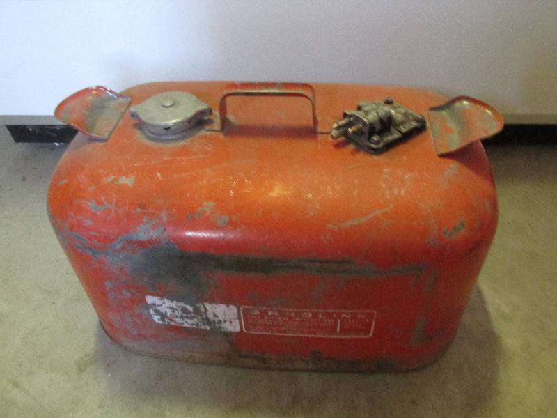 All metal gas tank...