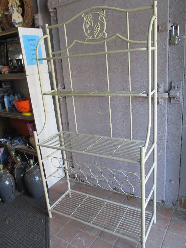 Metal shelf, 3 wide, 68 tall...