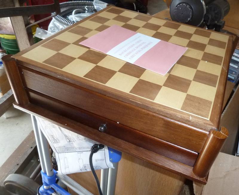 Chess Backgammon set from the Histo...