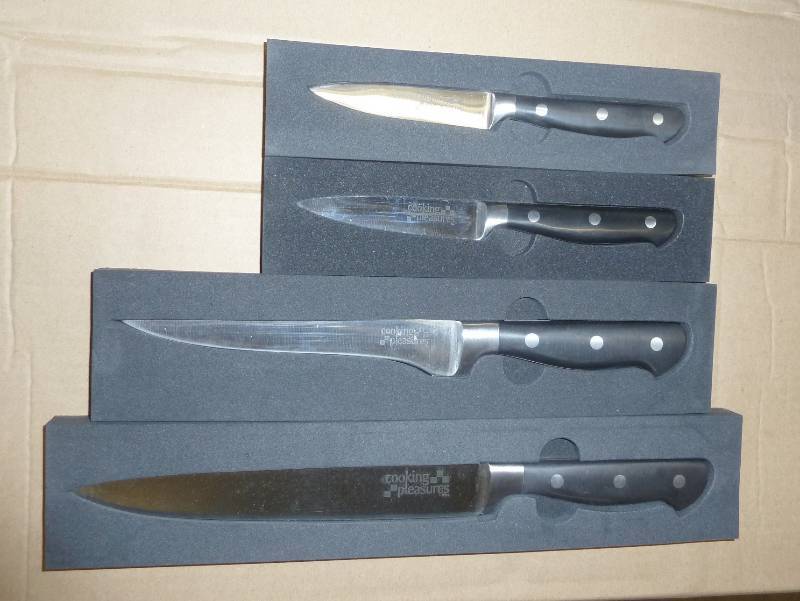 Boning knife, Carving knife, 2 pari...