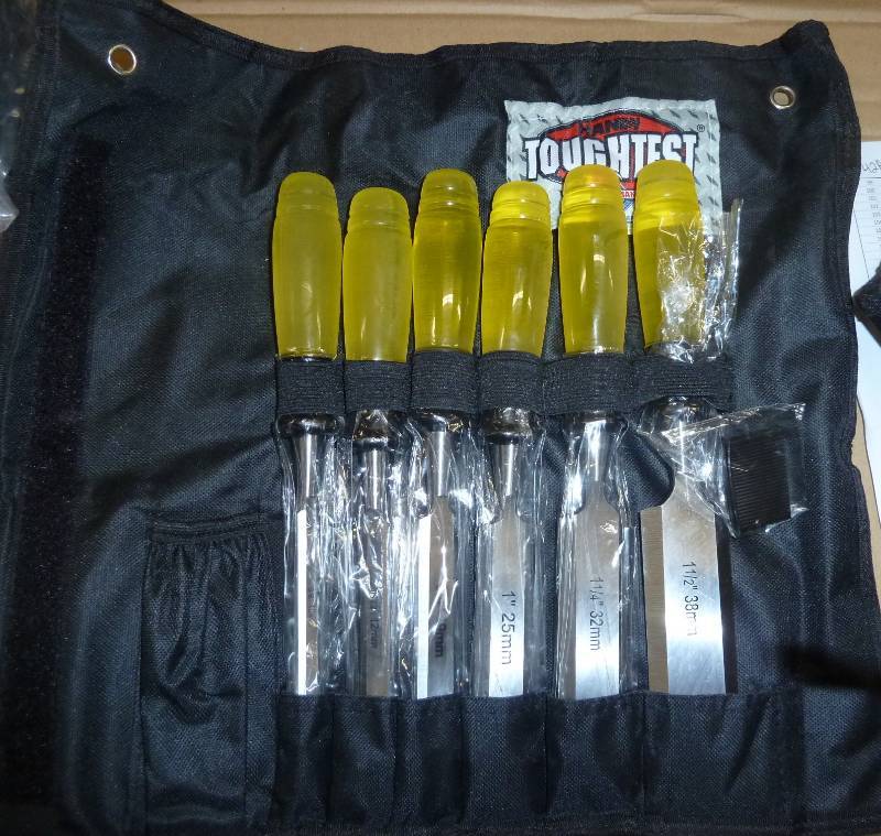 6 pc Chisel set 38 to 1-12...