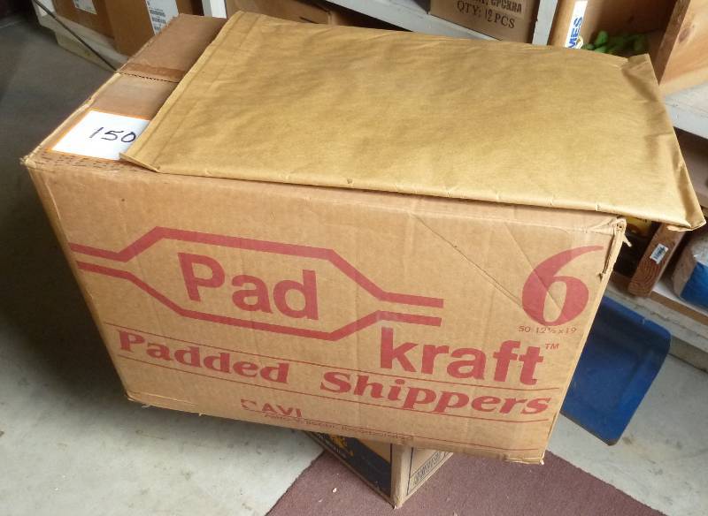Box of 50 Kraft #6 padded shipping ...