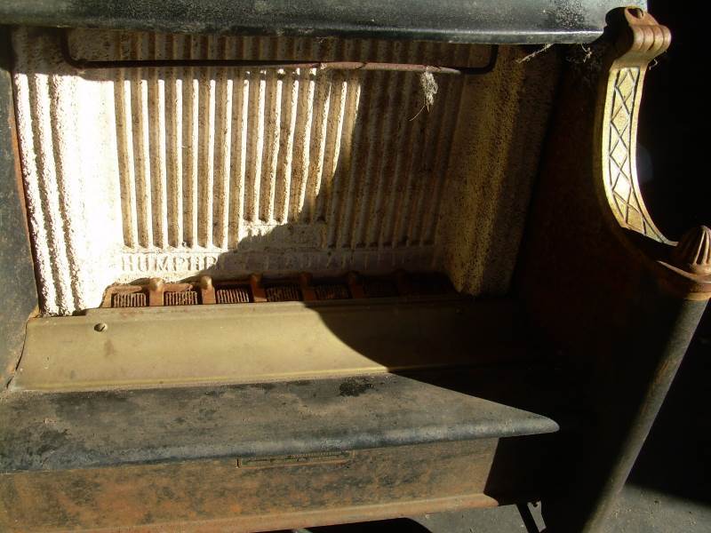 antique propane stove