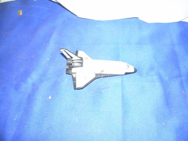 vintage space shuttle metal toy