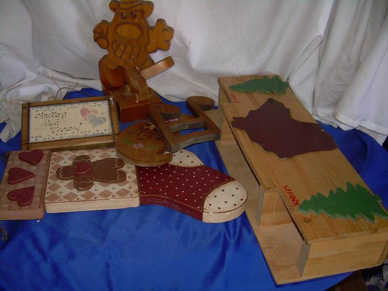 Misc wooden housewear
