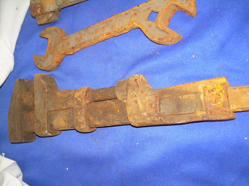 vintage iron tools