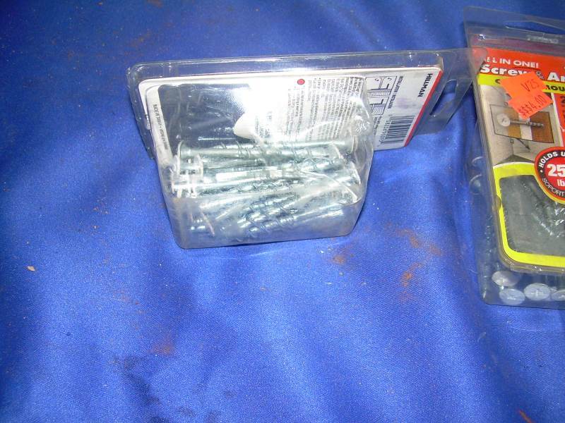 screw anchors 2.5 4 pks
