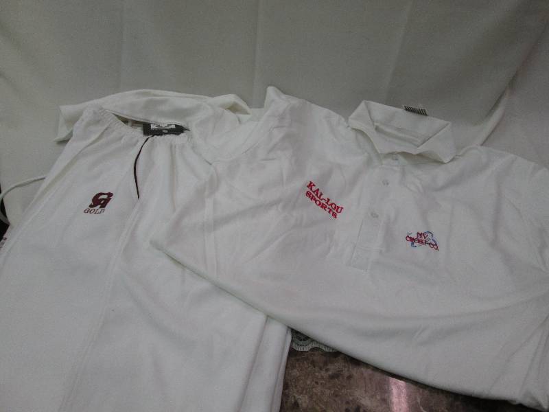 Off white long sleeved shirt with d...