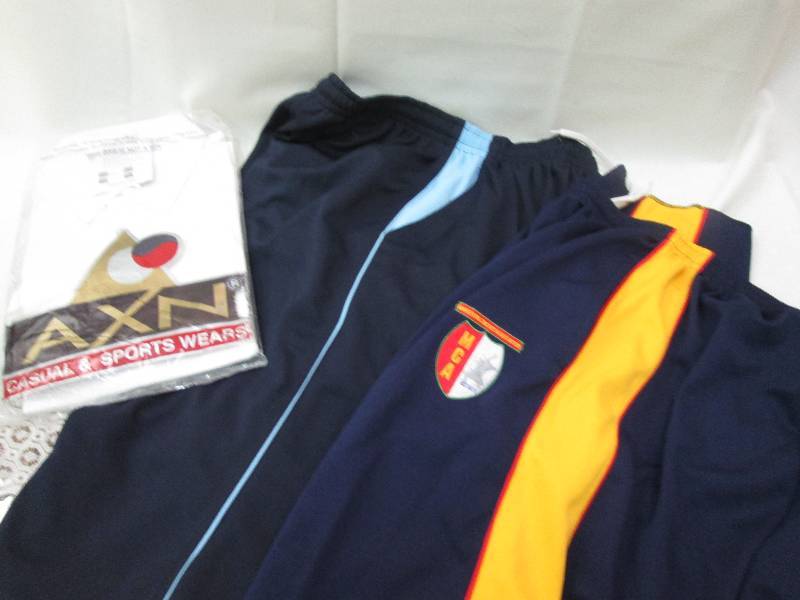whire shirt  and dark blue with lig...