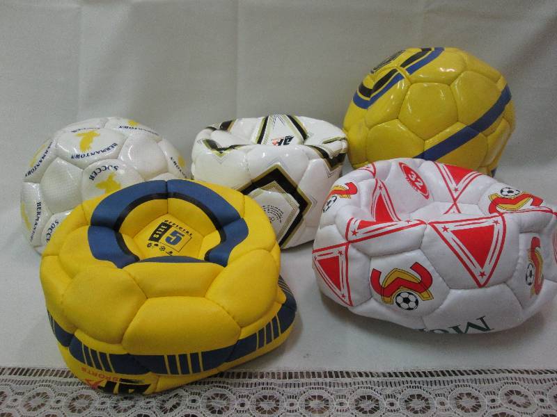 Assorted sports balls colors may va...