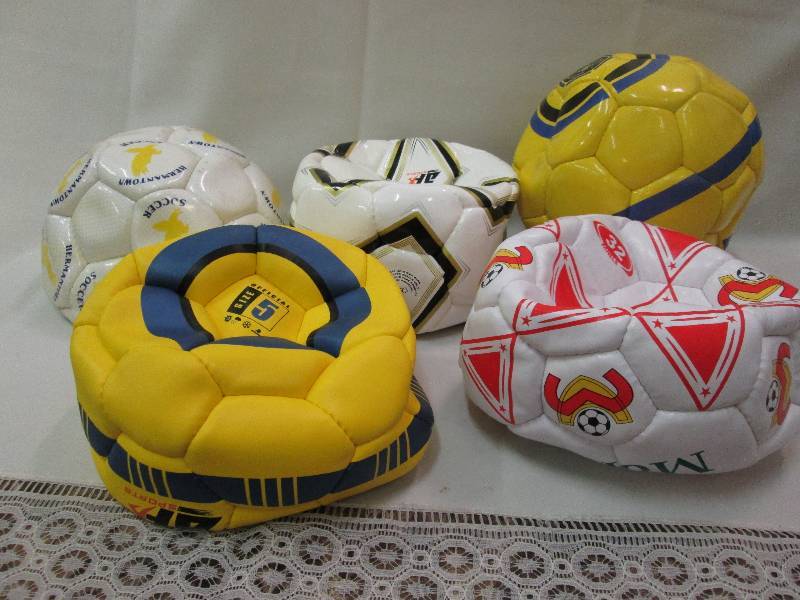 Assorted sports balls colors may va...
