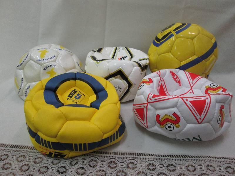 Assorted sports balls colors may va...