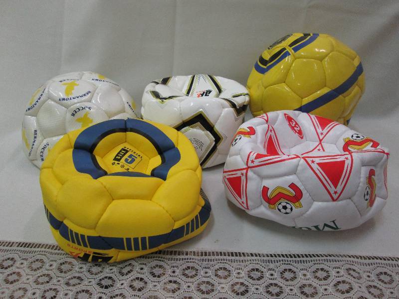 Assorted sports balls colors may va...