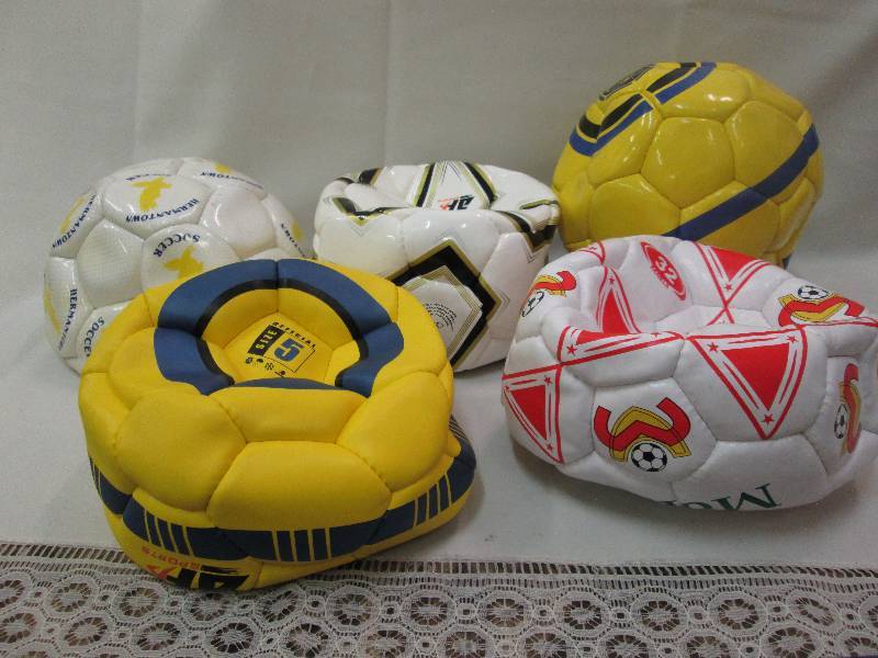 Assorted sports balls colors may va...