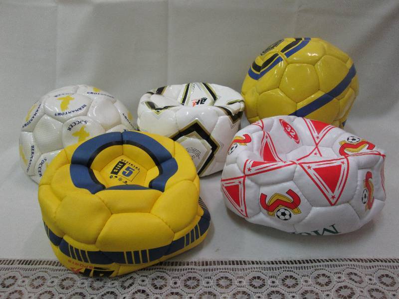 Assorted sports balls colors may va...