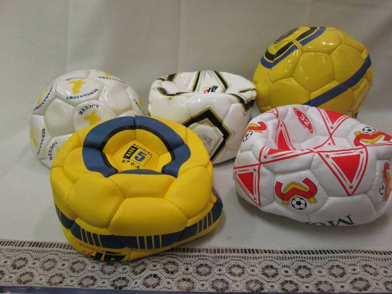Assorted sports balls colors may va...