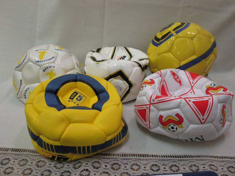 Assorted sports balls colors may va...