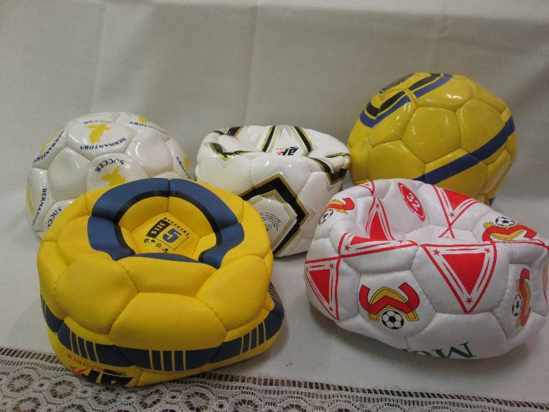 Assorted sports balls colors may va...