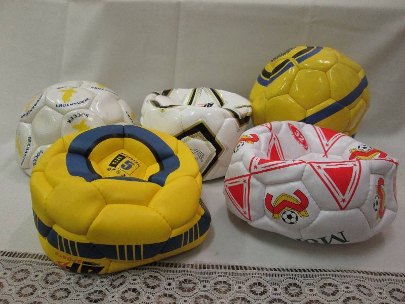 Assorted sports balls colors may va...