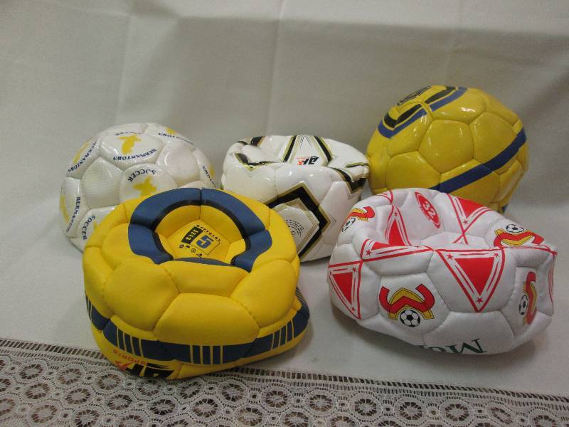 Assorted sports balls colors may va...