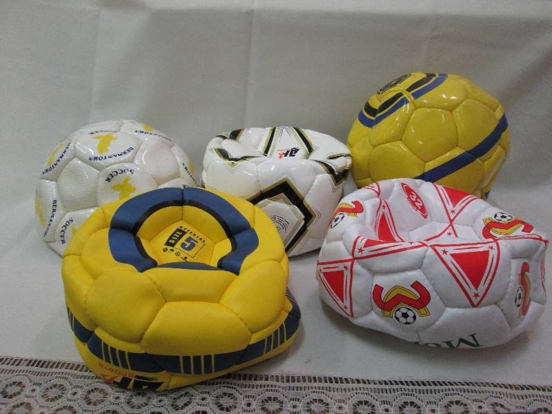 Assorted sports balls colors may va...