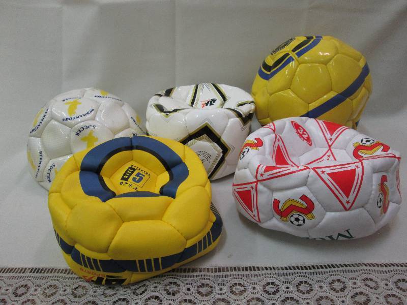 Assorted sports balls colors may va...