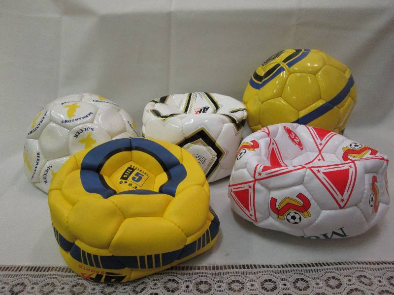 Assorted sports balls colors may va...