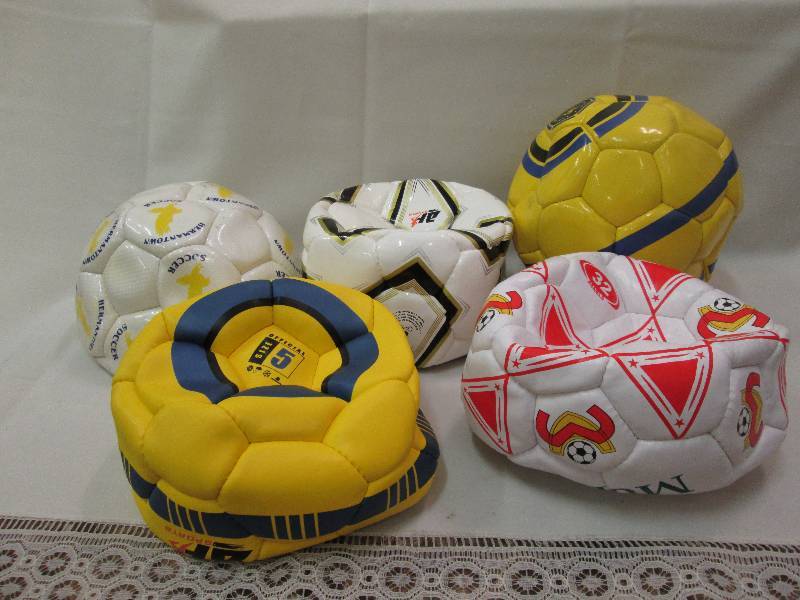 Assorted sports balls colors may va...