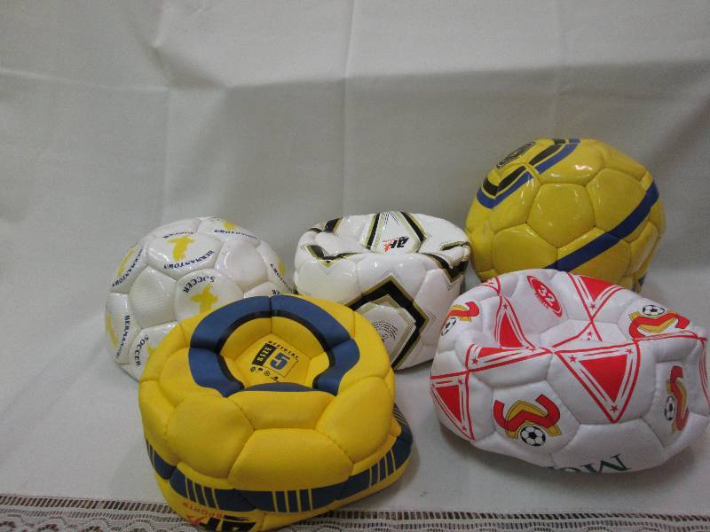 Assorted sports balls colors may va...